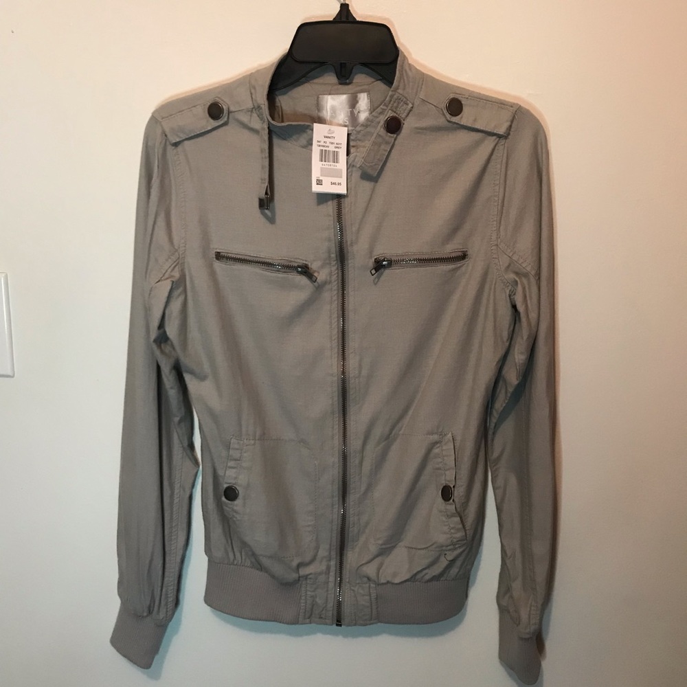 Vanity light bomber jacket NWT
